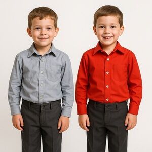 George Bergamo New York Dress Shirts Bundle Boys Size 7